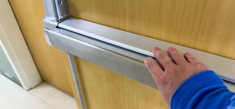 Installing a Push Bar on a Door Phenix City